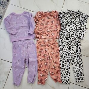 Set of Three Toddler Pajama Sets